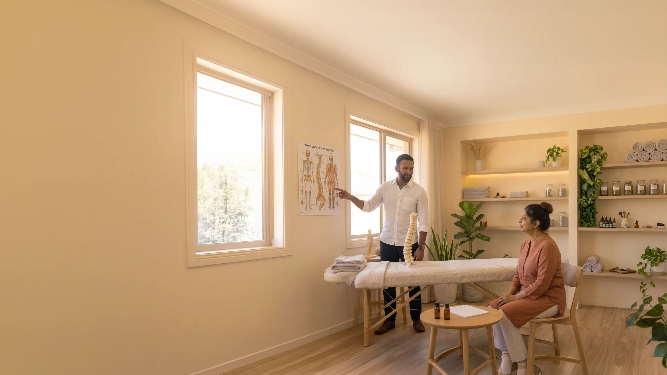 ThermoCare's warm reception and waiting space
