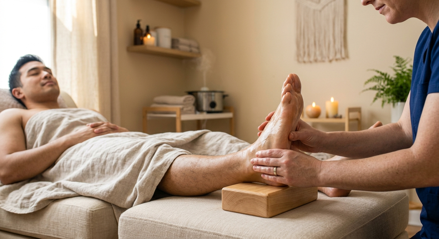 Foot Massage therapy at ThermoCare